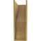 Ekena Millwork 12"W x 24"D x 36"H Classic Greensboro Rough Cedar Woodgrain TimberThane Corbel, Primed Tan CORUR12X24X36GRNRCPR - alternate 3